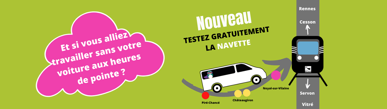 Bandeau de la page 'Les mobilités du Pays de Chateaugiron Communauté